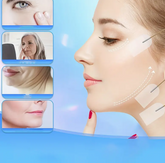 18pcs Invisible Facial Tape Set - Reusable and Unscented, with 4 Adjustable Straps for Neck, Jawline, and Double Chin Area
